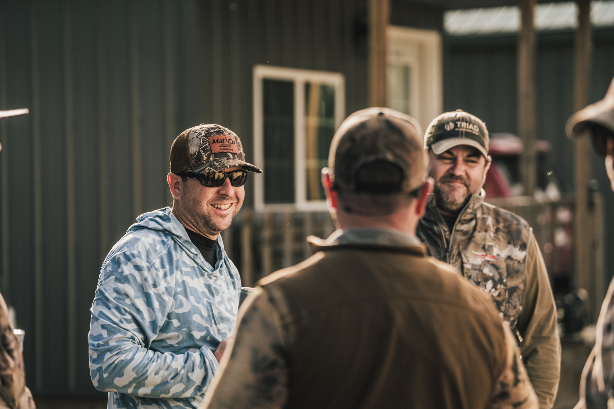 Camaraderie around bird camp